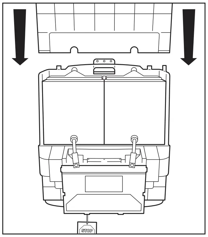 Model “A” Cartridge Installation
Instructions illustration