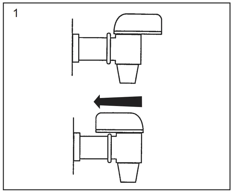 Model “A” Cartridge Installation
Instructions illustration