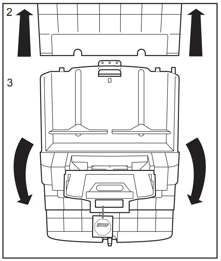 Model “A” Cartridge Installation
Instructions illustration