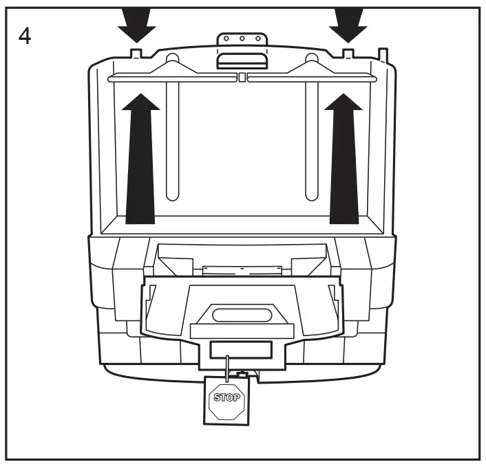 Model “A” Cartridge Installation
Instructions illustration