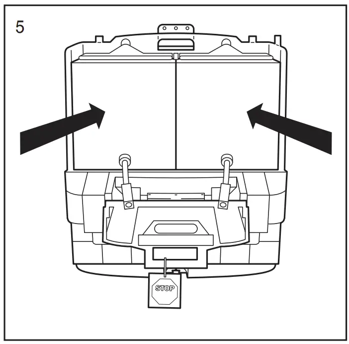 Model “A” Cartridge Installation
Instructions illustration