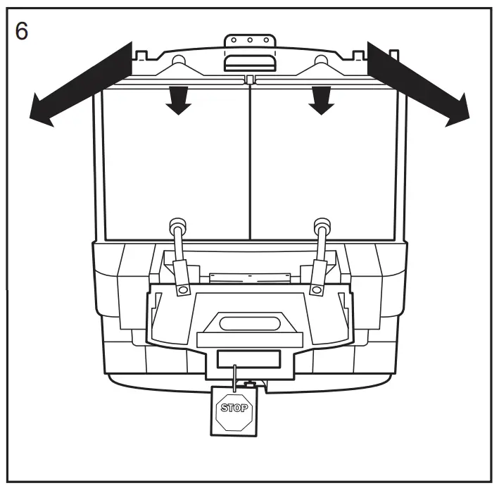 Model “A” Cartridge Installation
Instructions illustration