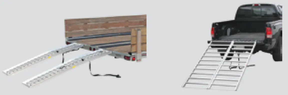 BLACK WIDOW ATV RAMPS DOC 6 Inch S Curve Dual Runner Folding ATV Ramps-