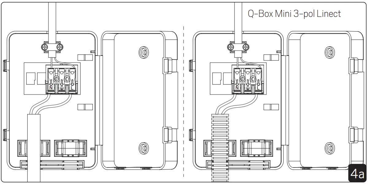 hidealite 7910446 Q-Box Mini 3 Pole Linect Installation