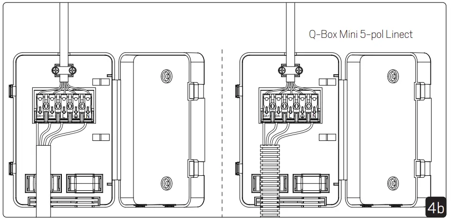 hidealite 7910446 Q-Box Mini 3 Pole Linect Installation