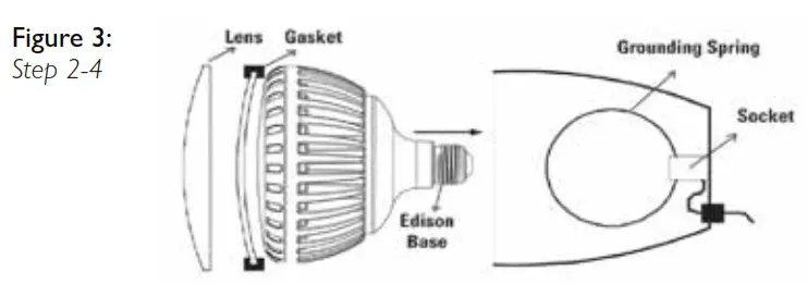 J J Electronics LPL PR WHT 120 PureWhite LED Pool and Spa Lamp - COMPATIBLE NRTL LIGHT HOUSINGS INCLUDE 3