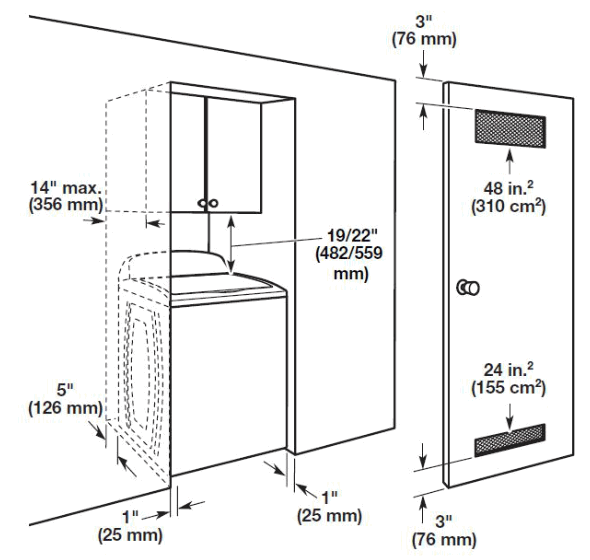 MAYTAG MVW6500MBK Pet Pro Top Load Washer - closet