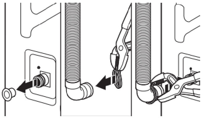 MAYTAG MVW6500MBK Pet Pro Top Load Washer - drain port