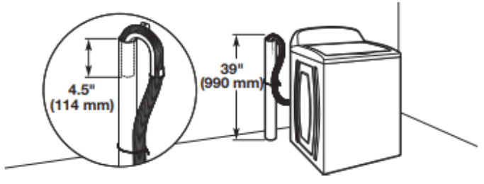 MAYTAG MVW6500MBK Pet Pro Top Load Washer - drain