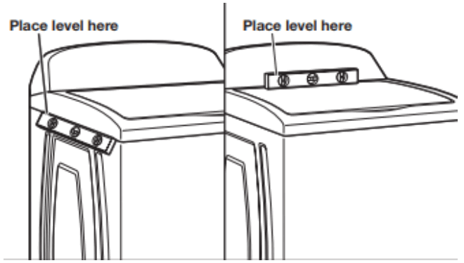 MAYTAG MVW6500MBK Pet Pro Top Load Washer - levelness