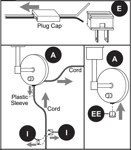allen roth WSC62 1CH 1 Light Chrome LED Wall Sconce - Figure 12