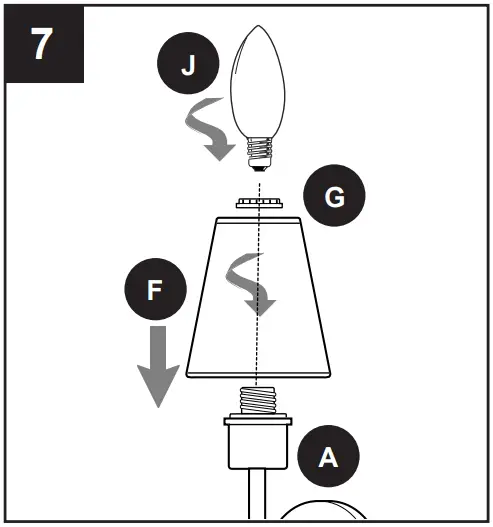 allen roth WSC62 1CH 1 Light Chrome LED Wall Sconce - Figure 15