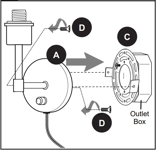 allen roth WSC62 1CH 1 Light Chrome LED Wall Sconce - Figure 7