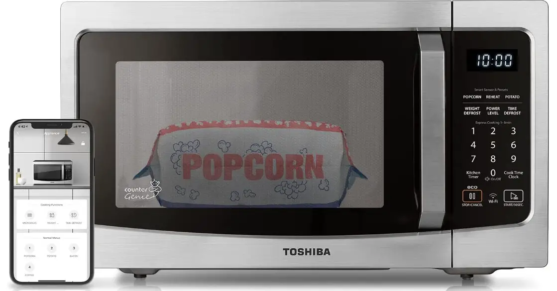 TOSHIBA ML-EM34P(SS) Smart Countertop Microwave