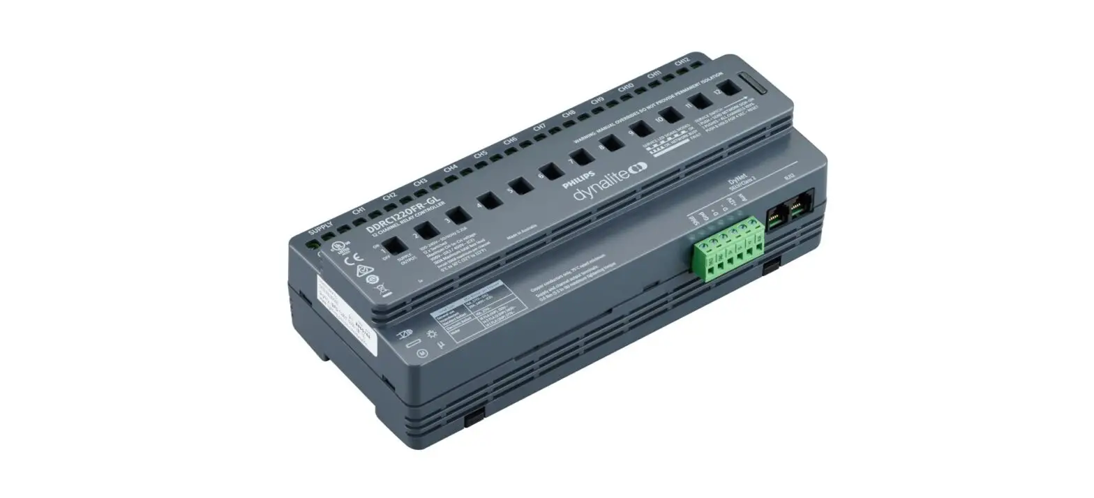 Philips Ddrc810dt-gl Dynalite Relay Controllers Instruction Manual Philips Ddrc810dt-gl Dynalite Relay Controllers Instruction Manual