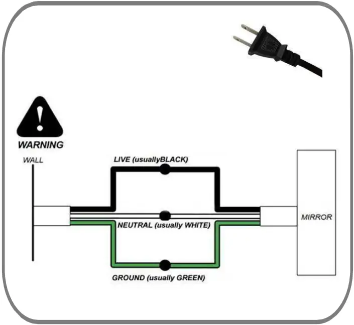 WELLFOR EX3BMBL LED Bathroom Mirror - FIGURE 6