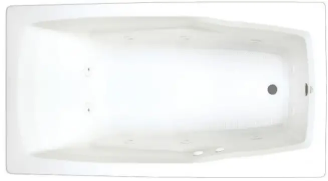 6030RW528 Laurel Mountain Reston 30-in W x 60-in L White Acrylic Rectangular