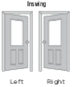 Masonite 1524015 60-in x 80-in Fiberglass Full Lite Left-Hand Inswing 01