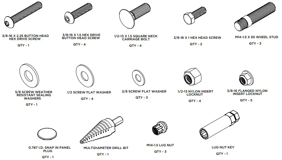 FVCO SP1104B Sprinter Rear Tire Carrier - FIGURE 3