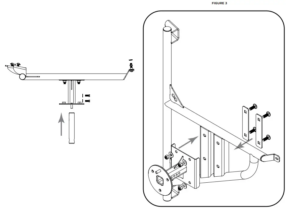 FVCO SP1104B Sprinter Rear Tire Carrier - FIGURE 5