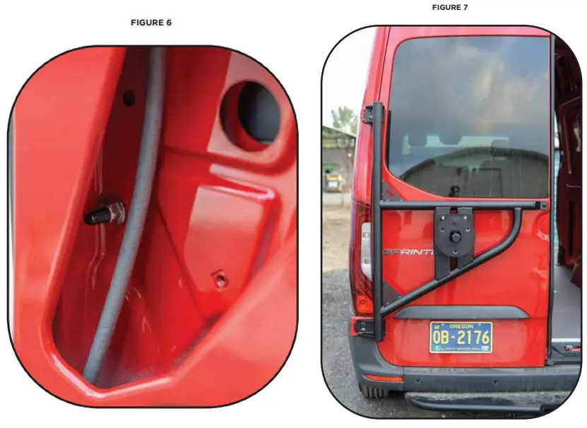 FVCO SP1104B Sprinter Rear Tire Carrier - FIGURE 8