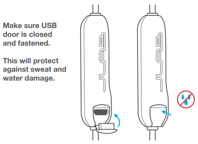 JLABAUDIO Bluetooth Earbuds - WARNING