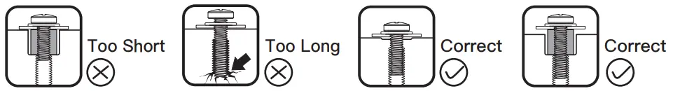 PERLESMITH PSTVS04 Universal Table Top TV Stand-Bolt length