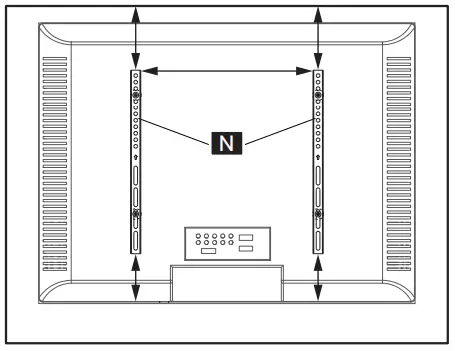 PERLESMITH PSTVS04 Universal Table Top TV Stand- Ensure