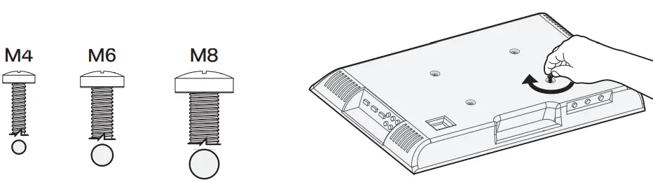 PERLESMITH PSTVS04 Universal Table Top TV Stand-Select TV Bolts