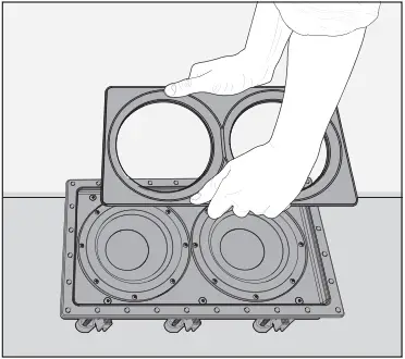 Paradigm DCS-208IW3 Performance In-Wall Subwoofer Fig. 4a