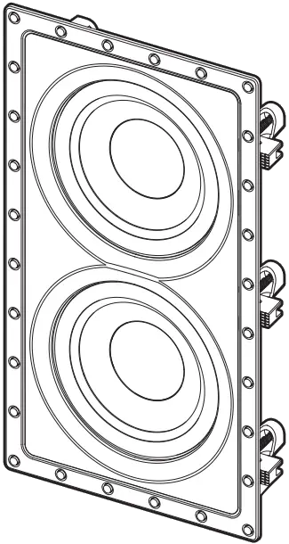 Paradigm DCS-208IW3 Performance In-Wall Subwoofer