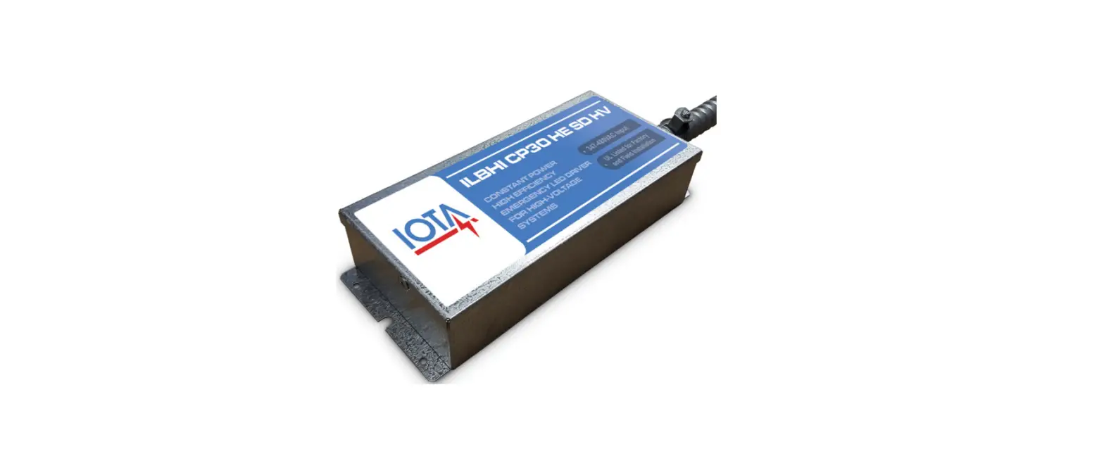 Iota Ilbhi Sp 2h He Sd Hv 2-hour Operation Emergency Lighting Equipment For Led Instruction Manual