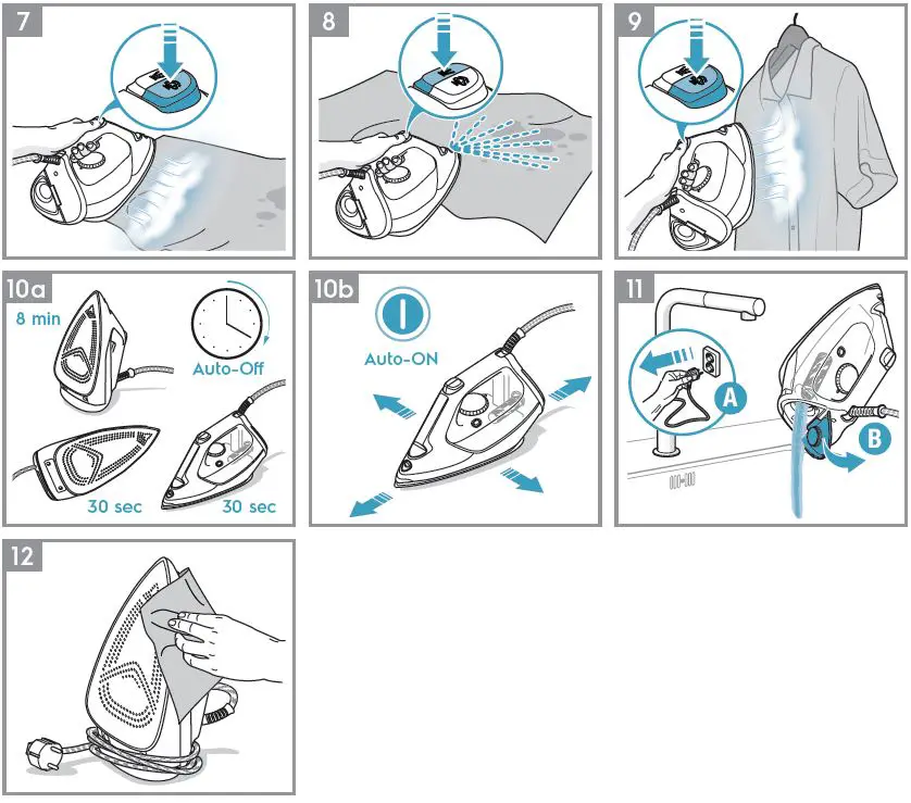 Electrolux E7SI1-82LG Steam Iron-fig-4