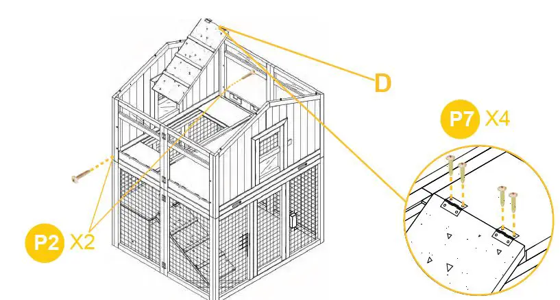 aivituvin-AIR66-Foldable-Chicken-Coop-for-3-to-4-Chickens-FIG 10