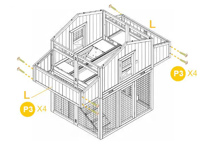 aivituvin-AIR66-Foldable-Chicken-Coop-for-3-to-4-Chickens-FIG 13