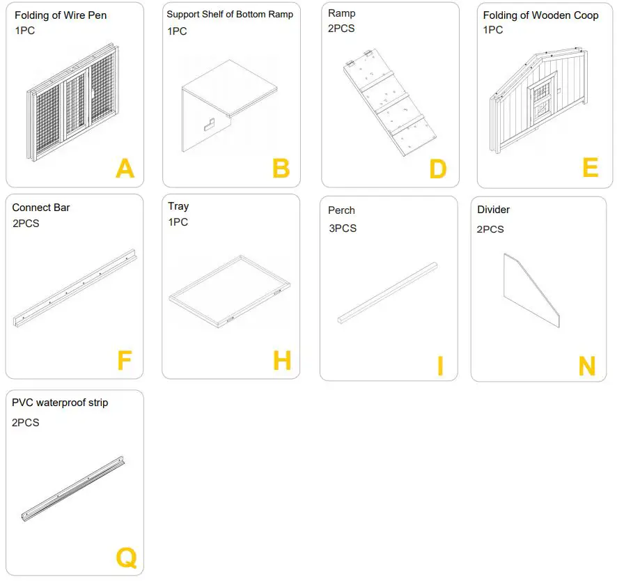 aivituvin-AIR66-Foldable-Chicken-Coop-for-3-to-4-Chickens-FIG 3