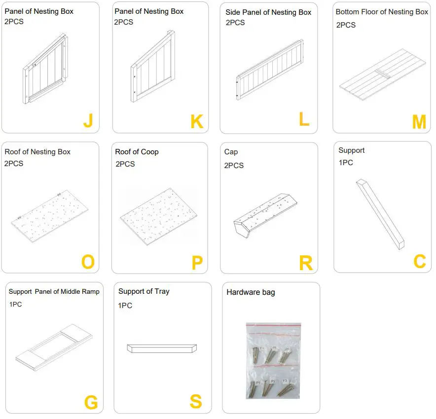 aivituvin-AIR66-Foldable-Chicken-Coop-for-3-to-4-Chickens-FIG 4