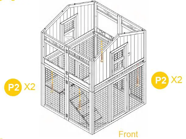 aivituvin-AIR66-Foldable-Chicken-Coop-for-3-to-4-Chickens-FIG 8