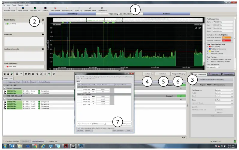 Managing Frequencies