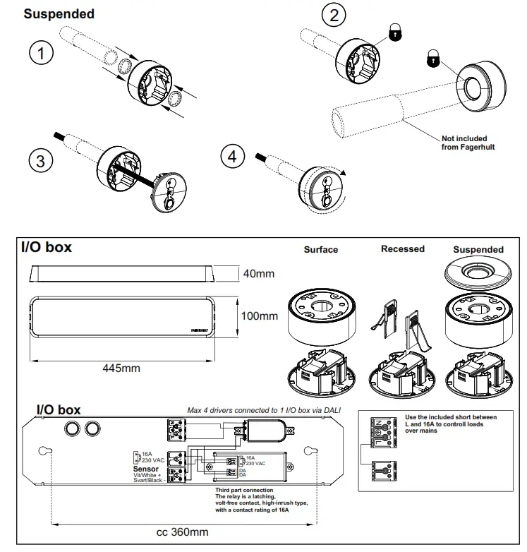 FAGERHULT SE-566 80 Habo Organic Response In or Out Box - 2