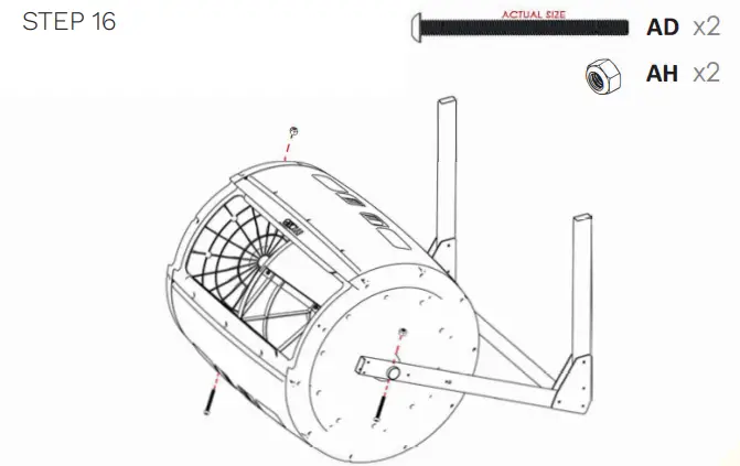 GREAT-GREEN-SYSTEMS-245-Litre-Maze-Compost-Tumbler-Instruction-FIG-20