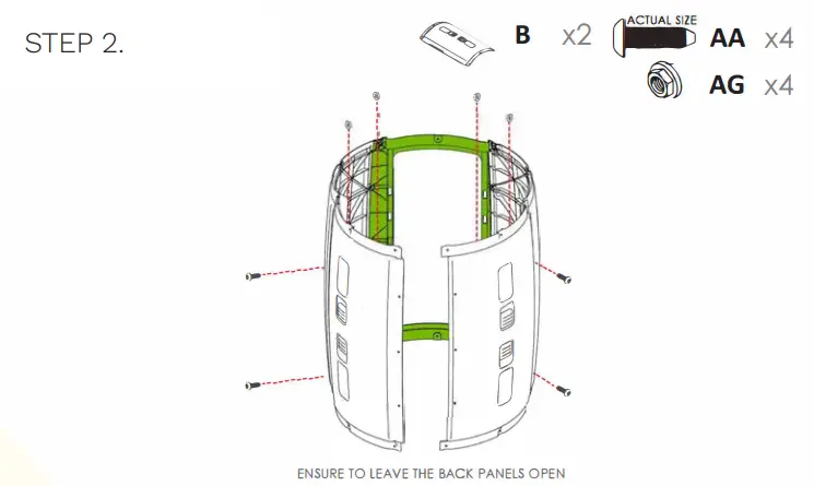 GREAT-GREEN-SYSTEMS-245-Litre-Maze-Compost-Tumbler-Instruction-FIG-6