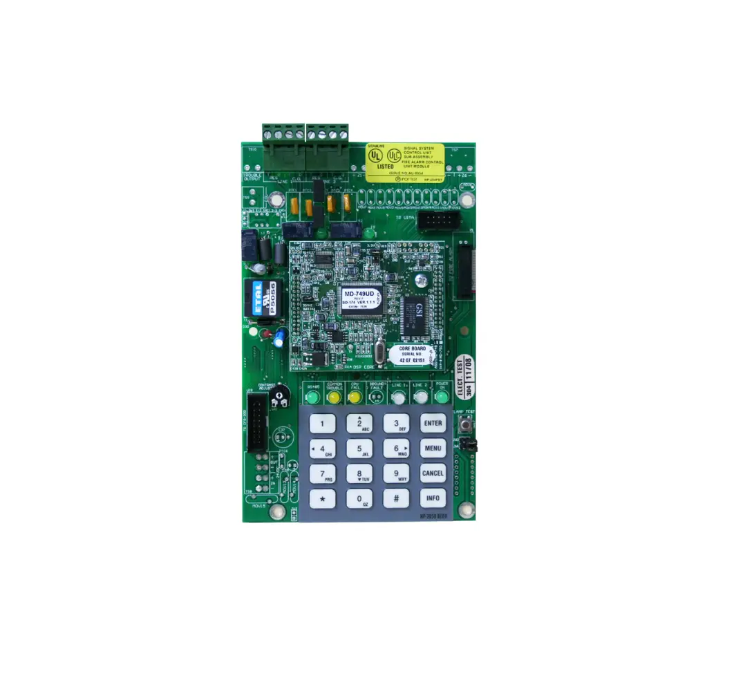 Potter Udact-9100 Digital Alarm Communicator Transmitter-dialer Module Owner's Manual