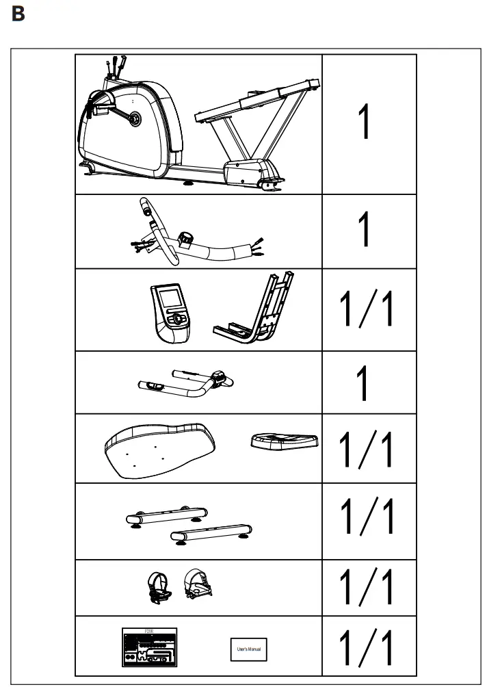 TUNTURI F20R Recumbent Bike Competence - Fig 2
