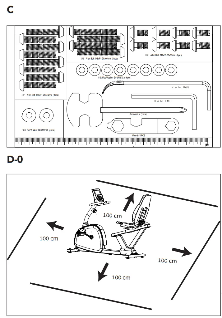 TUNTURI F20R Recumbent Bike Competence - Fig 3