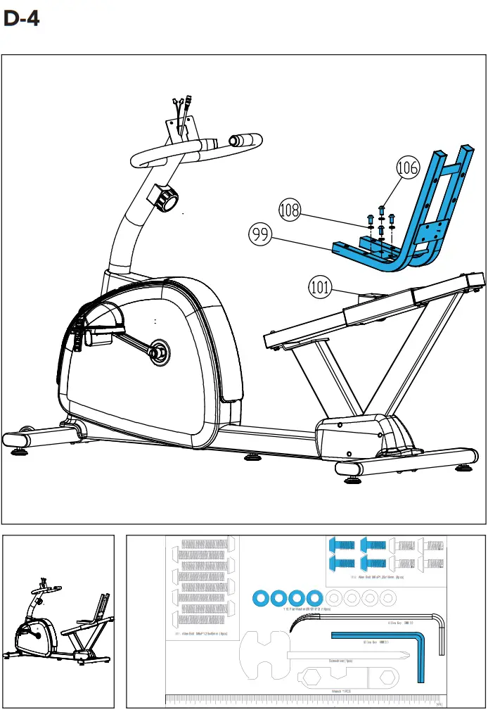TUNTURI F20R Recumbent Bike Competence - Fig 7