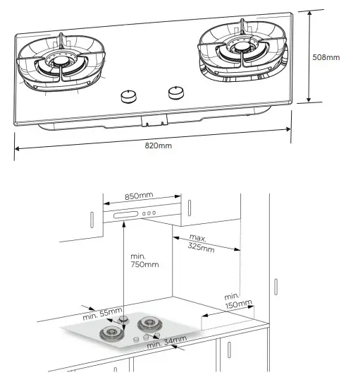 Electrolux UltimateTaste EHG8351SCP Built In Gas Hob