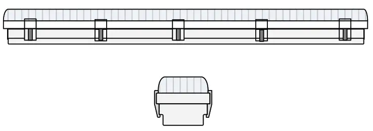 HomeSelects 6219 T-8 Vapor Tight Light