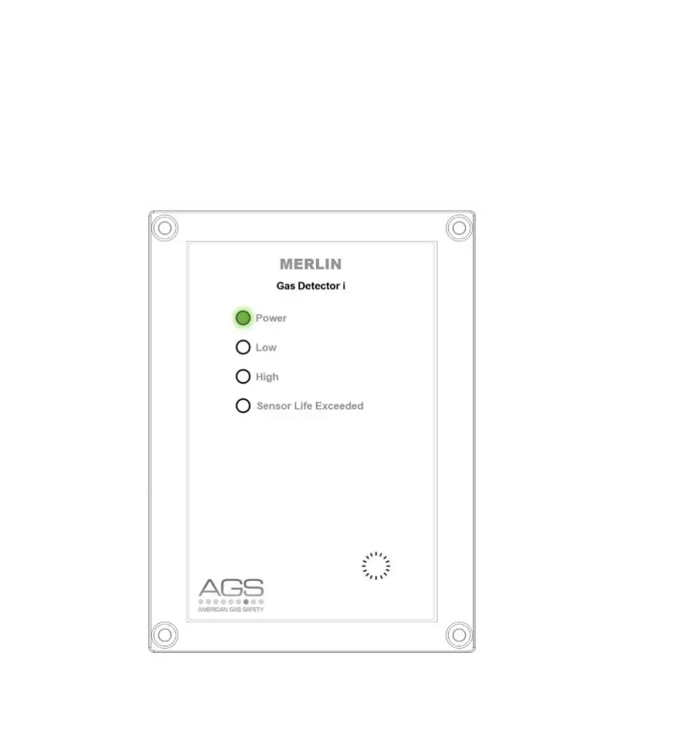 Ags 134a Merlin Ng Tft Gas Detector Instruction Manual
