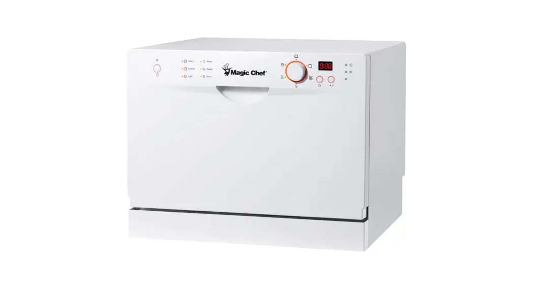 Magic Chef Mcscd3w 18 Inch White Countertop Full Console Dishwasher User Manual